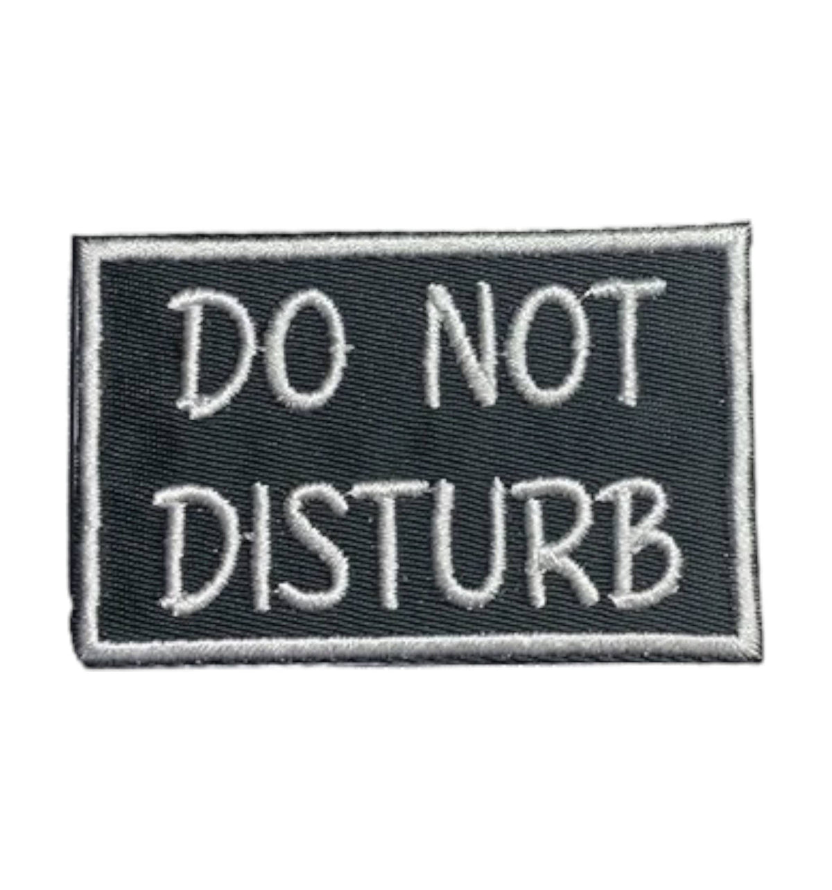 Do Not Disturb iron-on patch