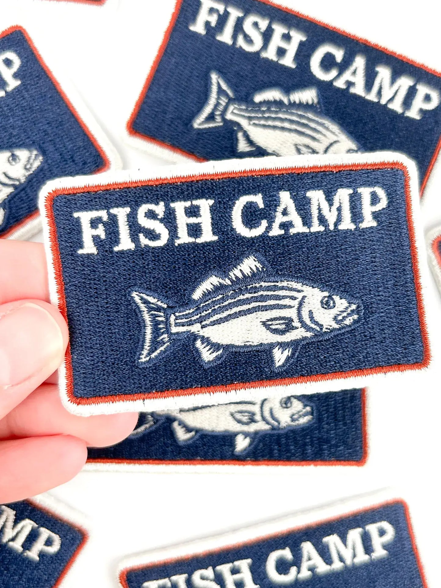 Fish Camp Iron On Patch