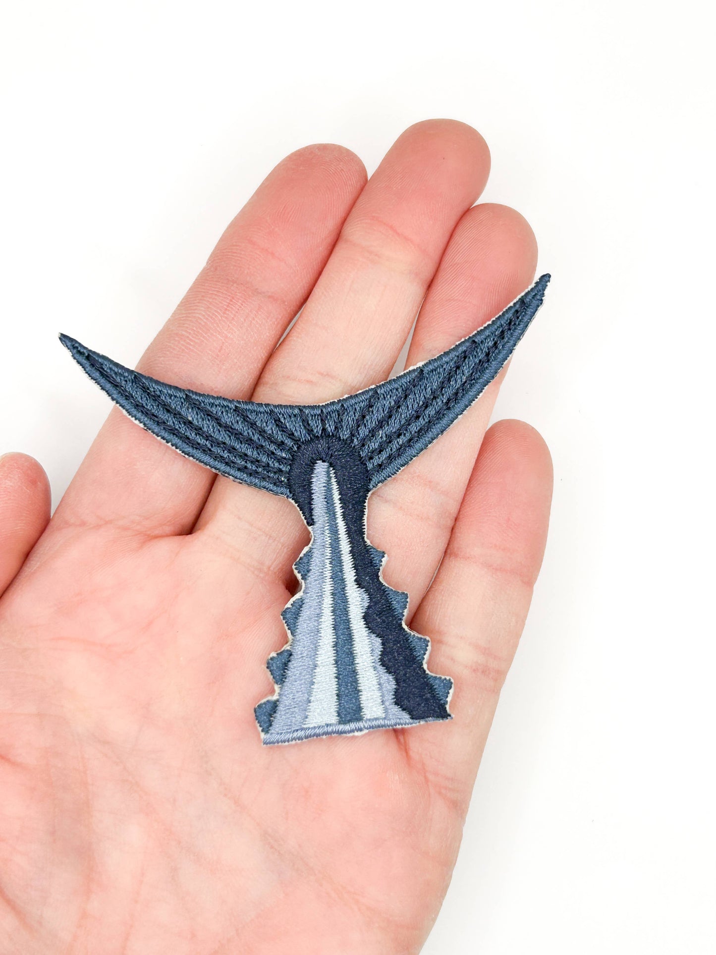 Tuna Tail Iron On Patch