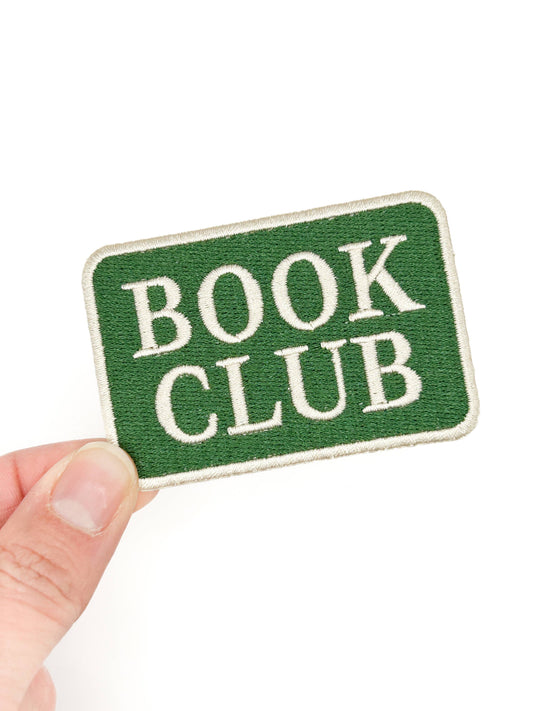Book Club Iron On Patch