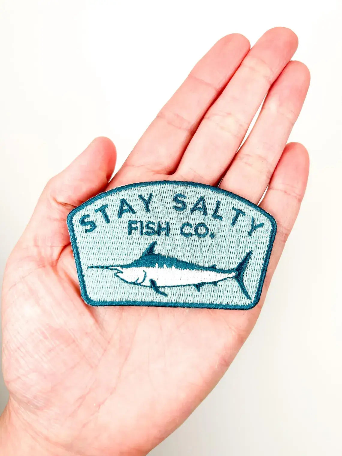 Stay Salty Fish Co. Iron On Patch