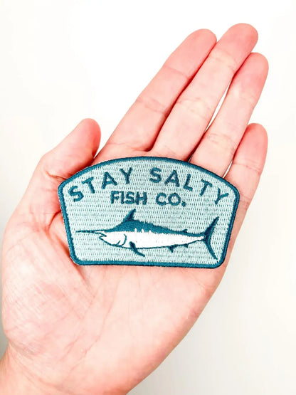 Stay Salty Fish Co. Iron On Patch