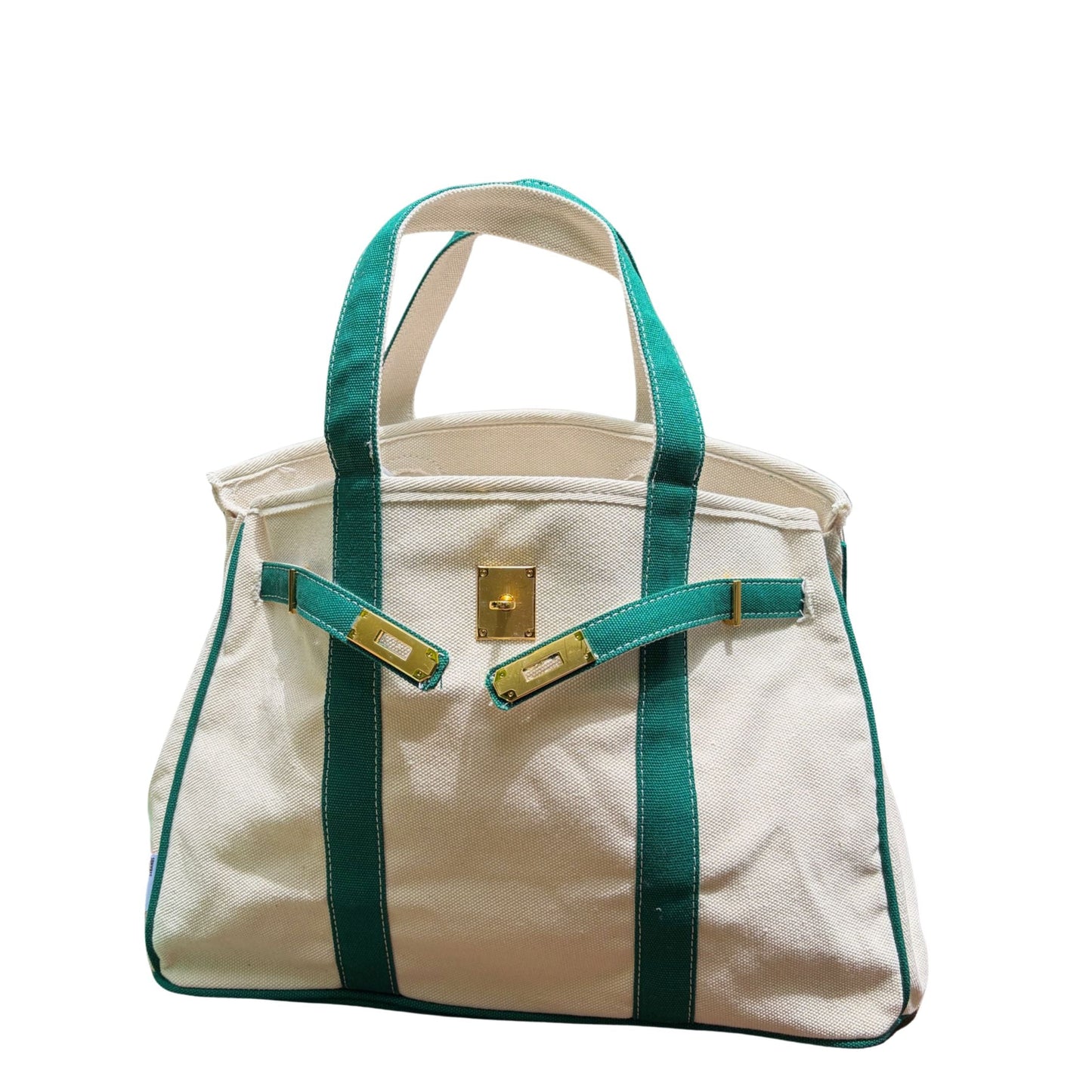 Green Boatkin tote bag open