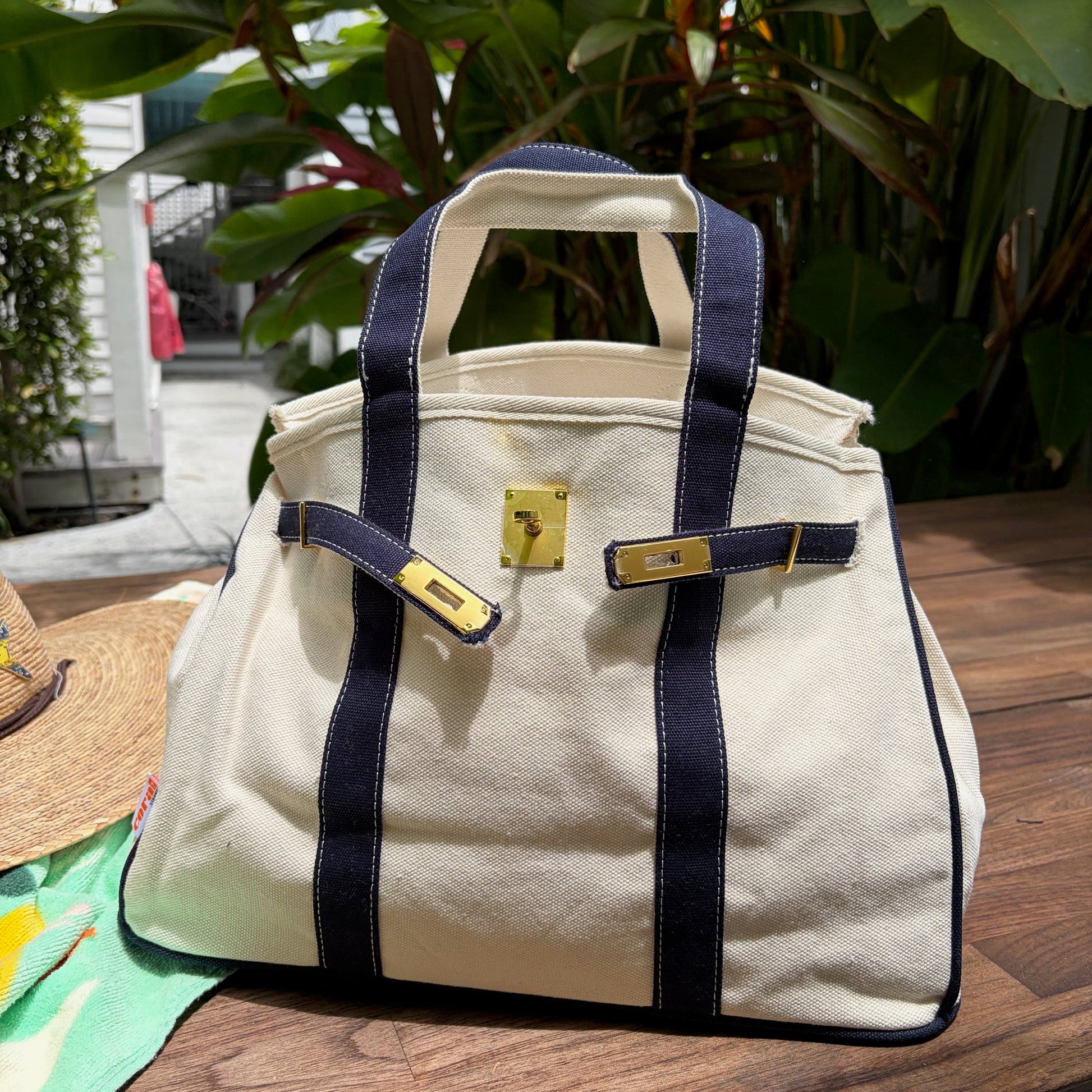 Navy blue Boatkin tote bag