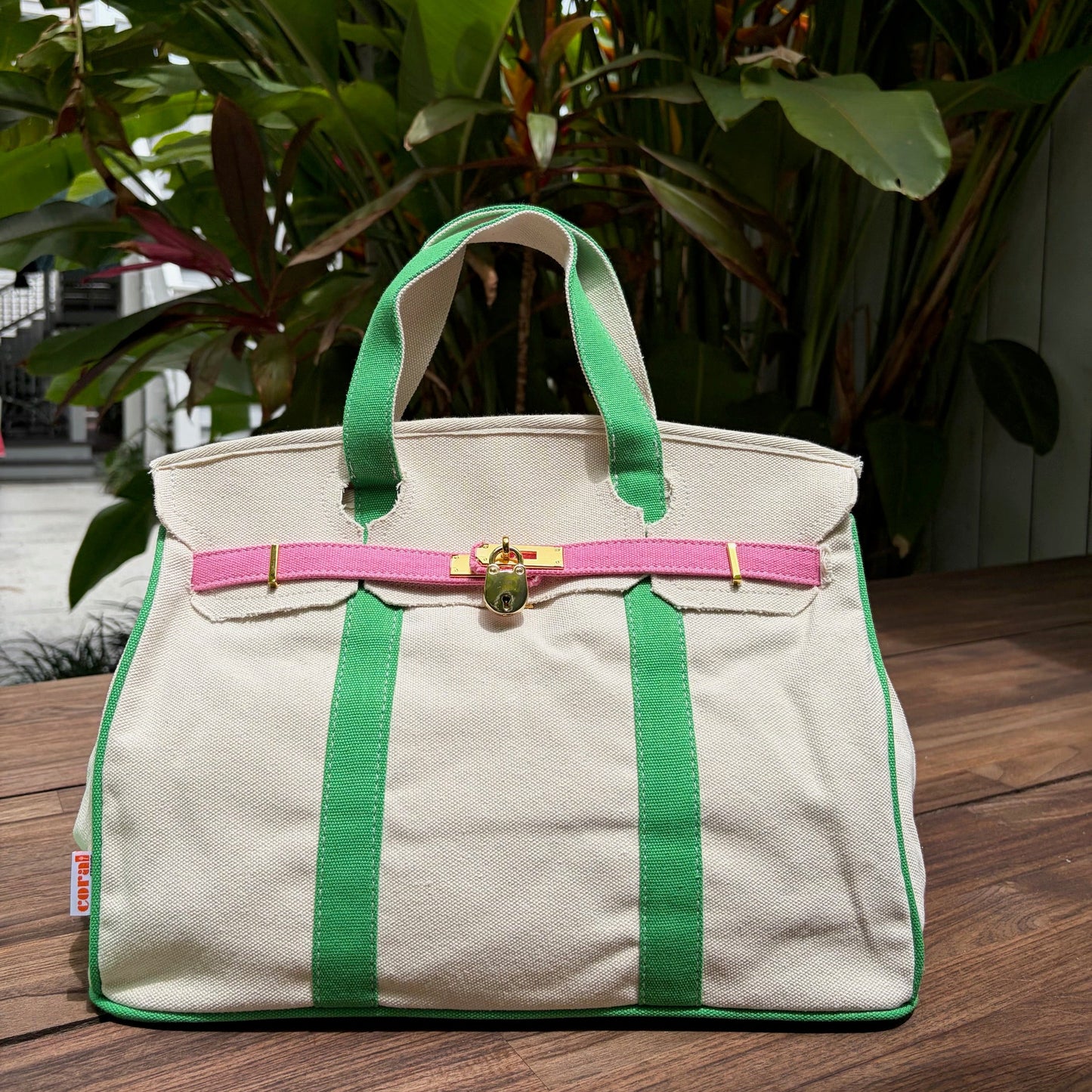 Pink and green Boatkin 