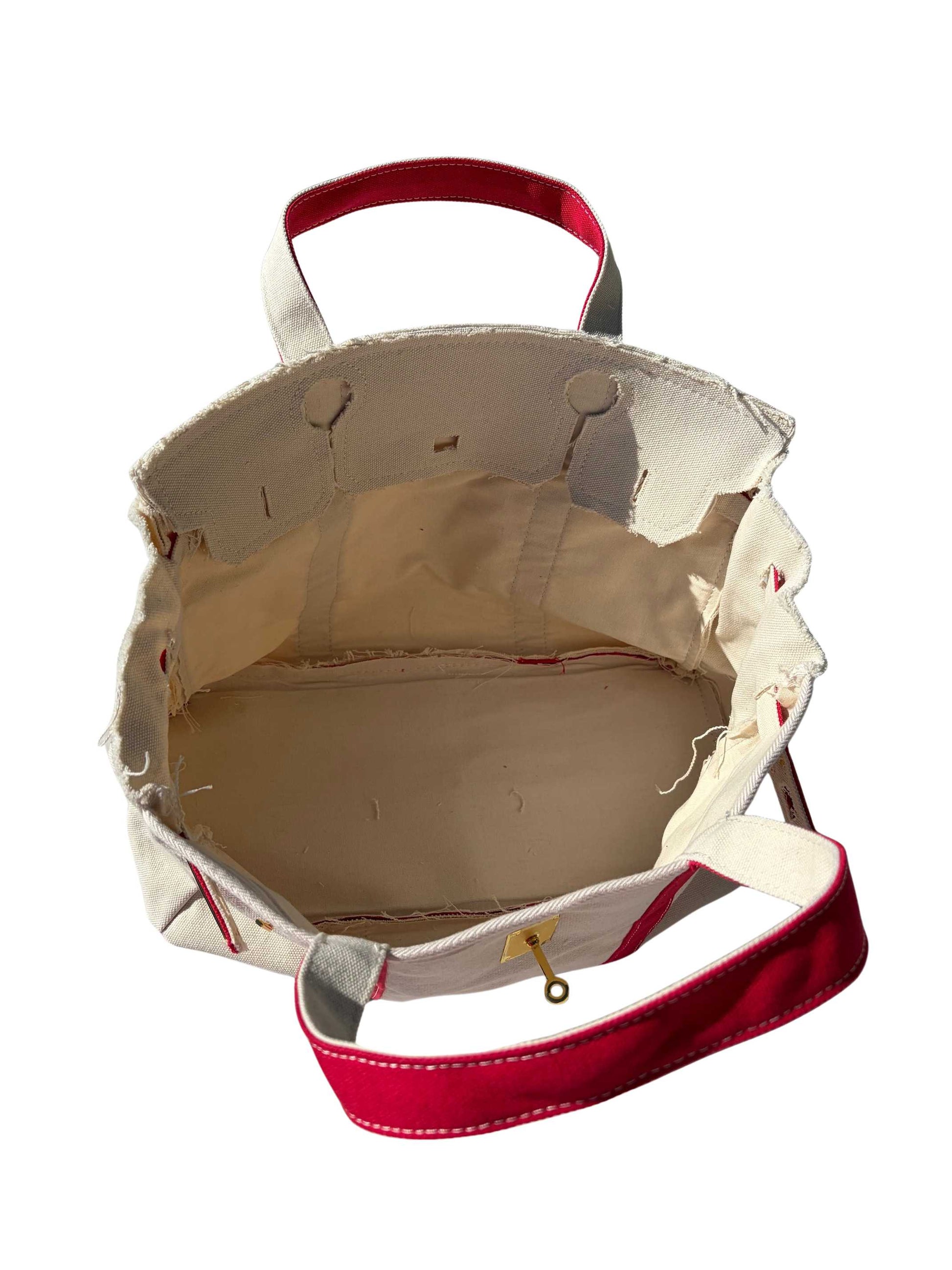 Red Boatkin Bag interion 