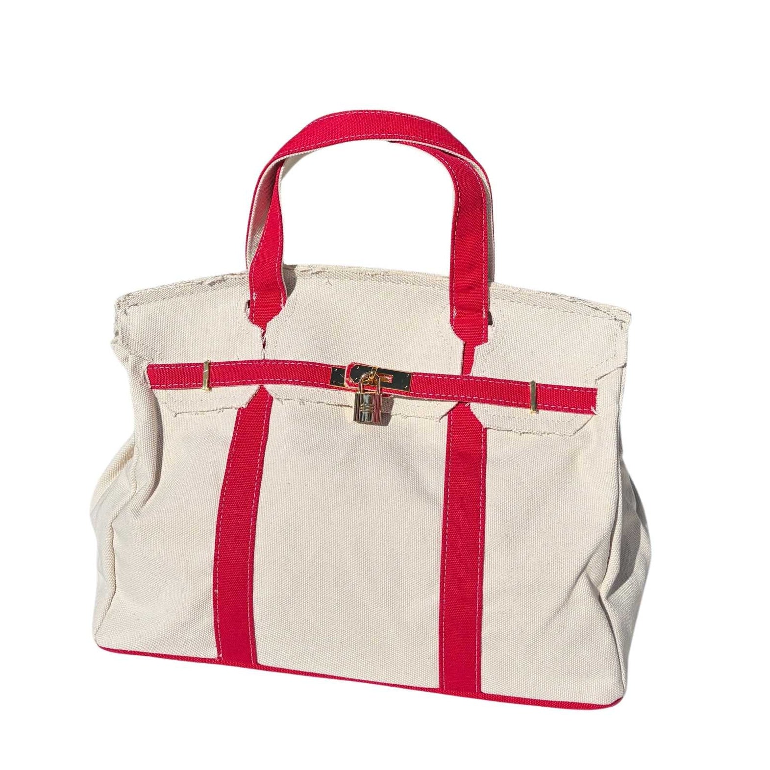 Red Boatkin front view with flap closed