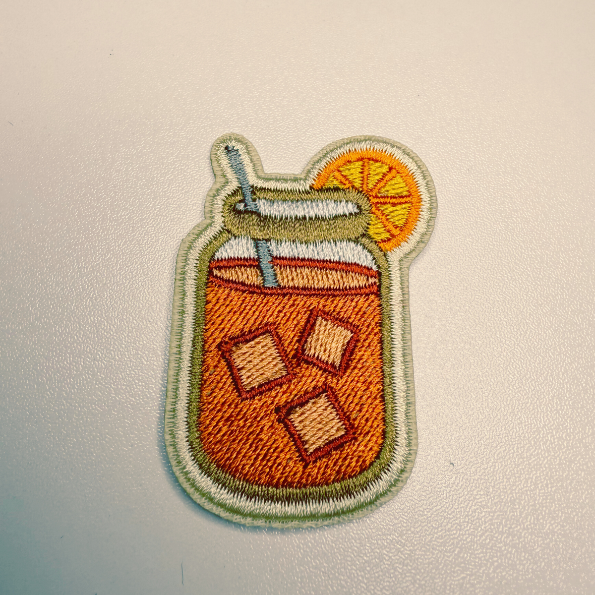 Southern sweet tea iron-on patch, heat press or sew on