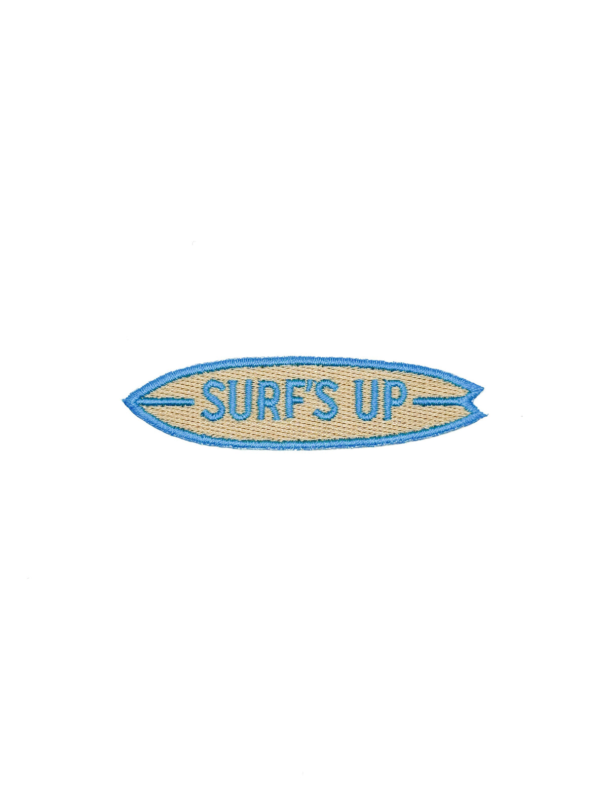 Surf's Up Embroidered Iron On Patch