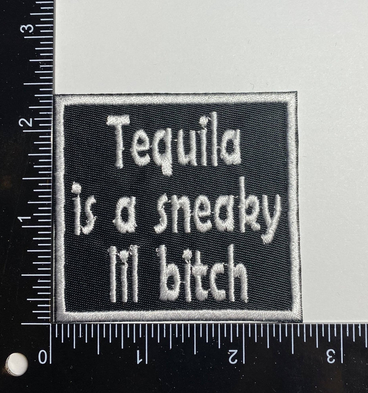 Funny tequila patch, 2.4 x 2.6 inches
