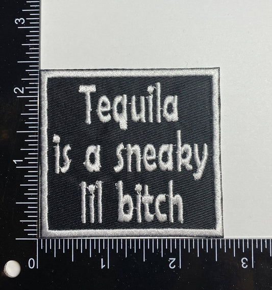 Funny tequila patch, 2.4 x 2.6 inches