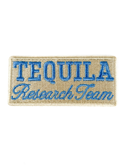 Tequila Research Team embroidered iron-on patch, view 3