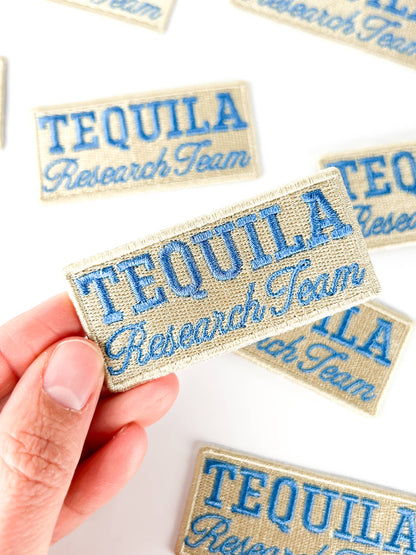Tequila Research Team embroidered iron-on patch, view 5