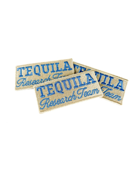Tequila Research Team embroidered iron-on patch, view 6