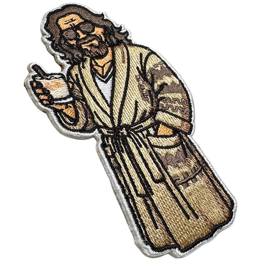 The Dude cult movie patch, 2.25 x 4 inches
