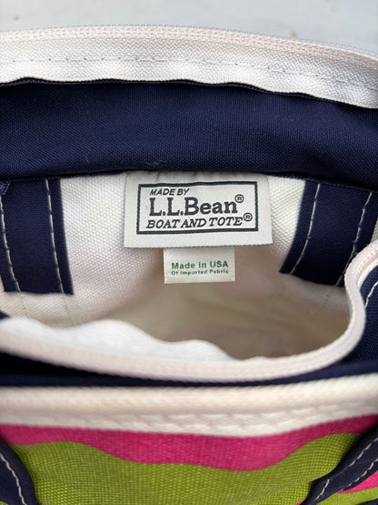 Label of Vintage LL Bean Rugby Boat and Tote