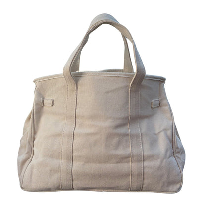 White Boatkin bag back on a white background.